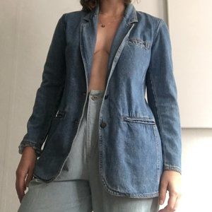 90s jean blazer